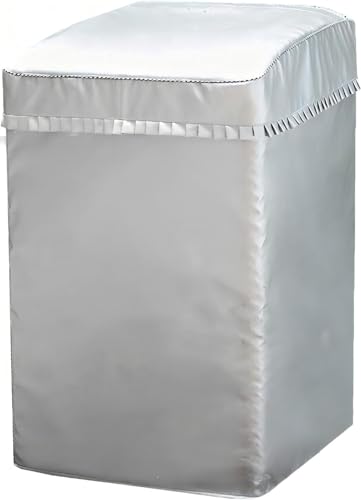 Aoitori 洗濯機カバー 全自動洗濯機適用 耐用5年保証 S(52*54*88cm 5～6kg対応) シルバー