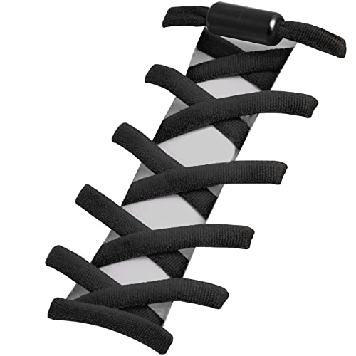 [HIGH FIVE] 靴ひも ゴム 結ばない靴紐 ほどけない ゴム紐 伸びる シューレース 無地 くつ スニーカー ローカット ハイカット １足分(２本)