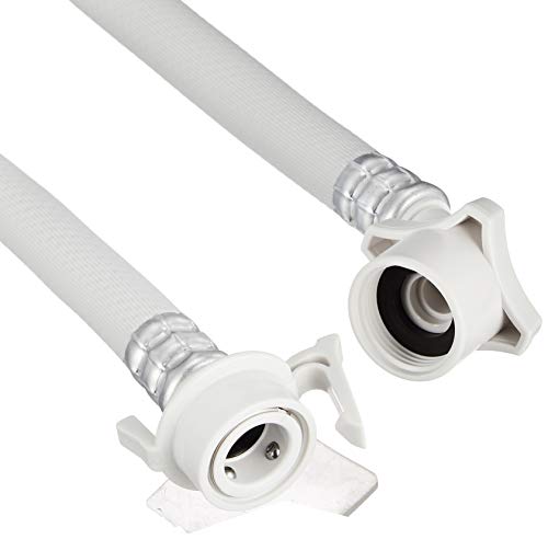 SANEI(サンエイ) 洗濯機給水ホース 全自動用 元口なし ワンタッチ接続 1m G3/4メネジ PT17-1X-1