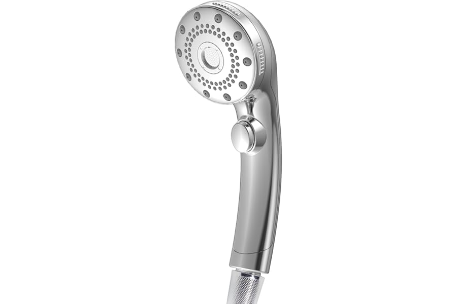 【増圧設計・90%節水】 シャワーヘッド マイクロナノバブル 節水 高洗浄力 手元止水 5段階モード しゃわーへっど 高水圧 毛穴 ケア 汚れ 除去 美肌 保湿 ミスト shower head シャワーヘッド シャワー 取付簡単 浴室水栓 母の日 父の日 実用的 プレゼント 引っ越し祝い 新生活 ギフト (シルバー, 標準セット)