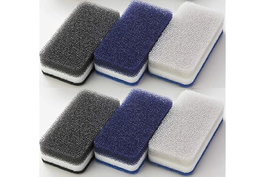 ダスキン台所用スポンジ３色セットモノトーンN新色ネイビー抗菌タイプ６個(３個セットX２パック)