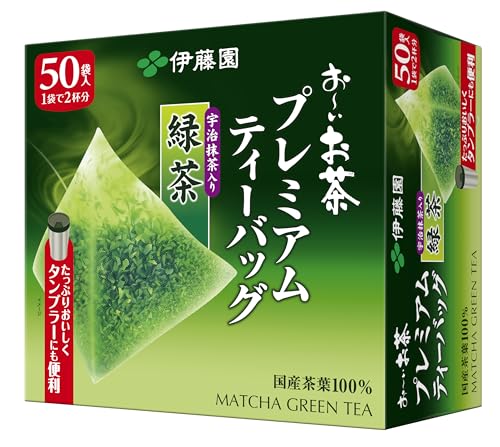 伊藤園 おーいお茶 プレミアムティーバッグ 宇治抹茶入り緑茶 1.8g ×50袋