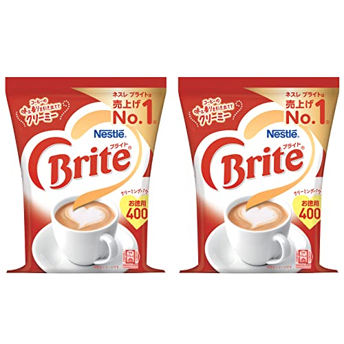 ネスレ ブライト 400g×2袋,266杯分,クリーミングパウダー