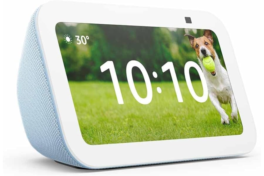 Amazon Echo Show 5 (エコーショー5) 第3世代 - スマートディスプレイ with Alexa、2メガピクセルカメラ付き、クラウドブルー