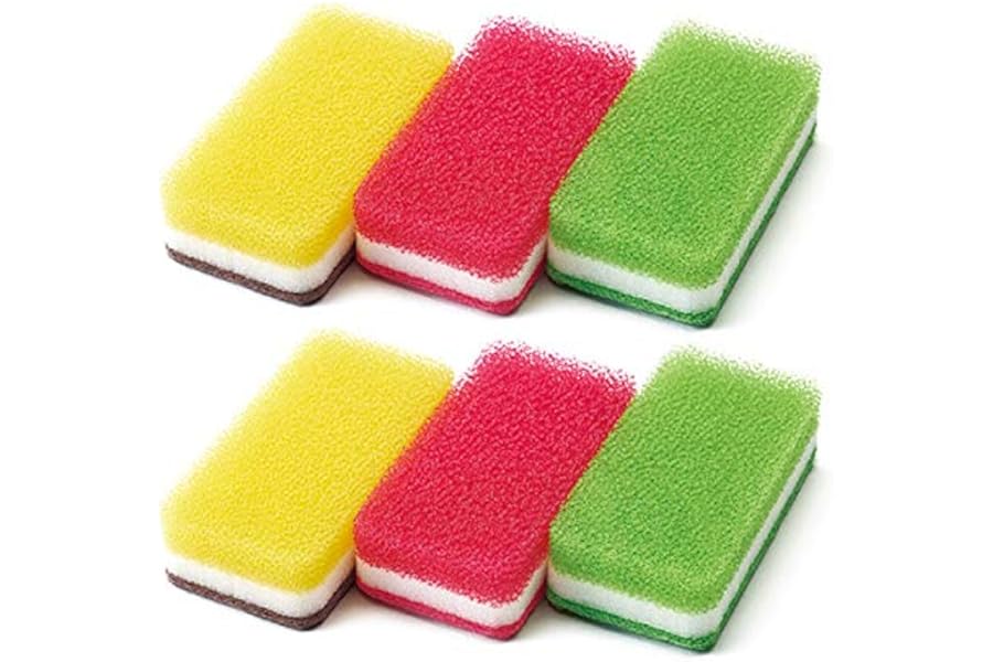 ダスキン【公式】「台所用スポンジ ハードタイプ 6個 カワイイカラーセット」