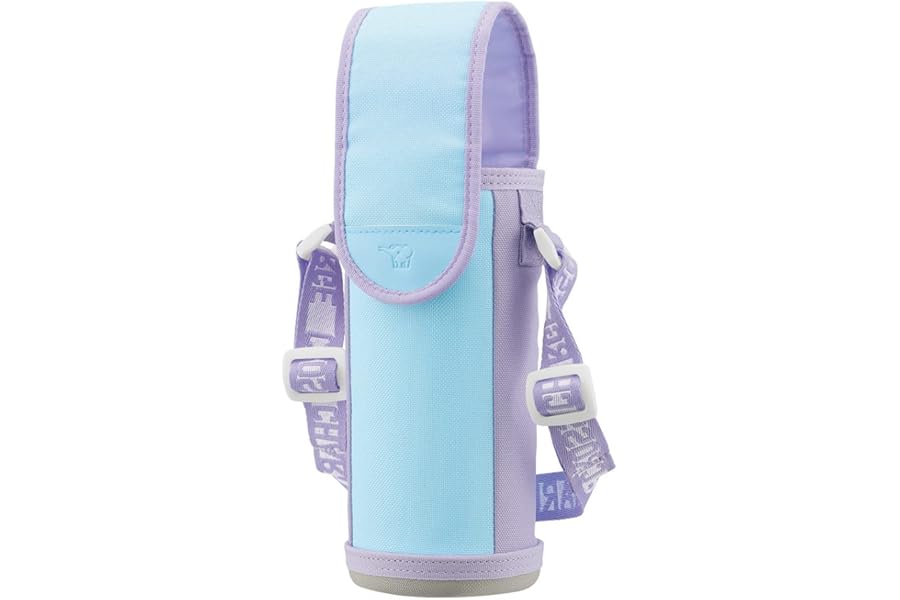 象印 ボトルカバー 水筒カバー 480ml用 肩掛け 洗濯機で洗える 子ども用 ソーダブルー MC-BA02-AZ