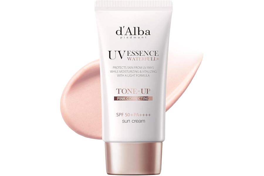 【d'Alba公式】ピンク(Pink) トーンアップサンクリーム (50ml) ダルバ 化粧下地 崩れにくい テカリにくい 日焼け止め ベースメイク カバーアップ