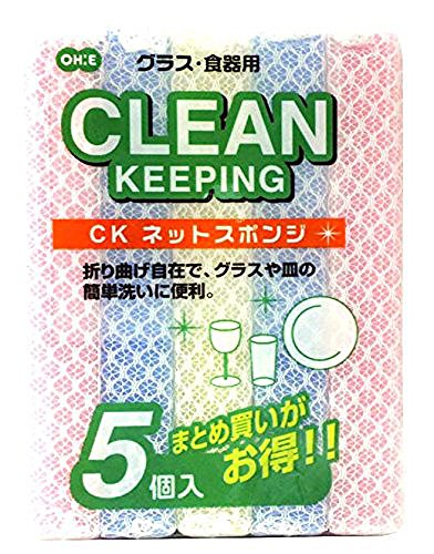 オーエ クリーンキーピング ネットスポンジ 5個入り
