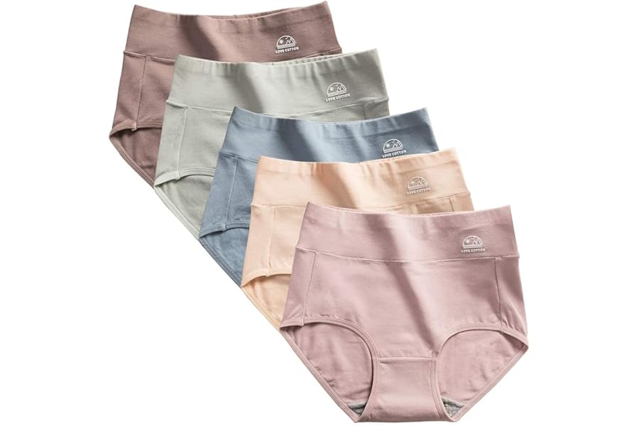 [TDIOSN] ショーツ レディース 深め 綿 柔らか 締め付けない 吸汗 通気 お腹すっぽり 美尻 女性 下着 パンツ