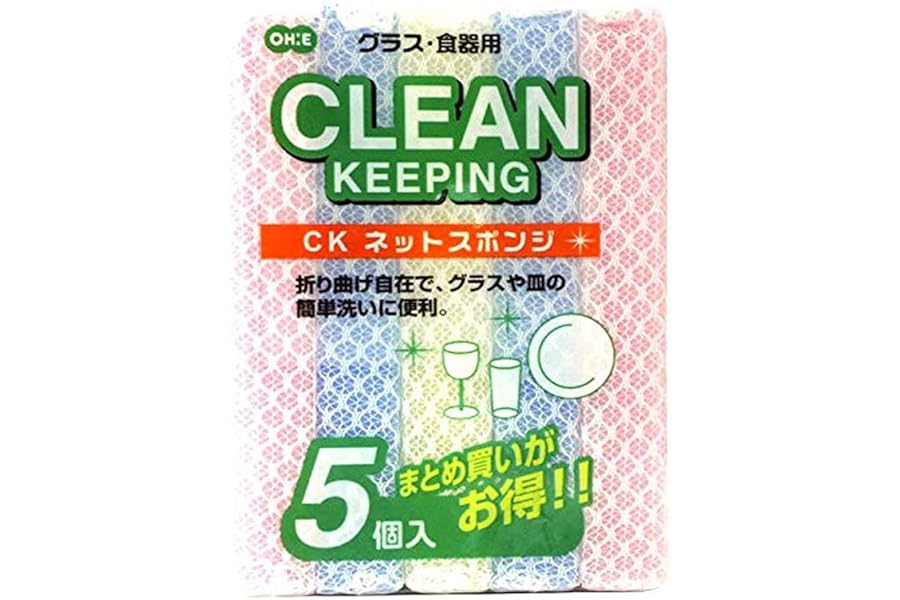オーエ クリーンキーピング ネットスポンジ 5個入り