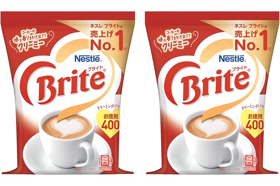 ネスレ ブライト 400g×2袋,266杯分,クリーミングパウダー