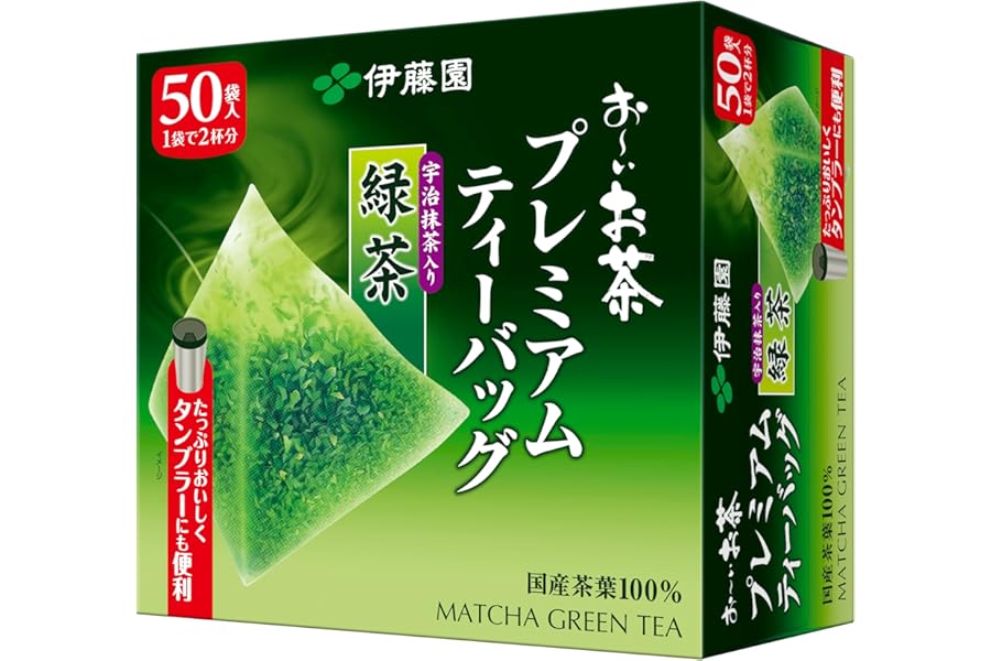 伊藤園 おーいお茶 プレミアムティーバッグ 宇治抹茶入り緑茶 1.8g ×50袋