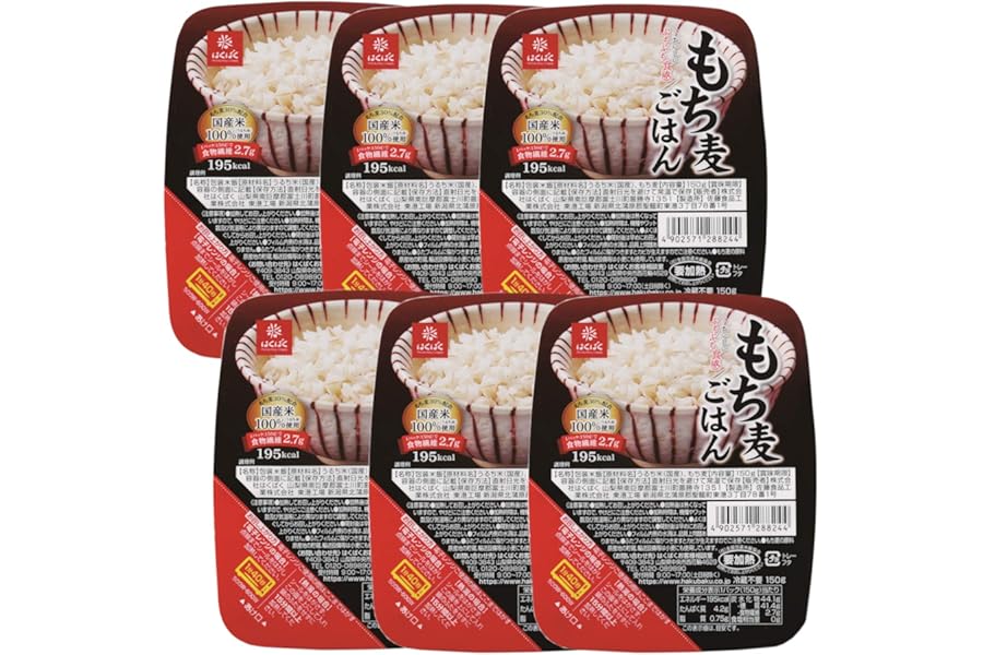 はくばく もち麦ごはん パックご飯 150g×6個